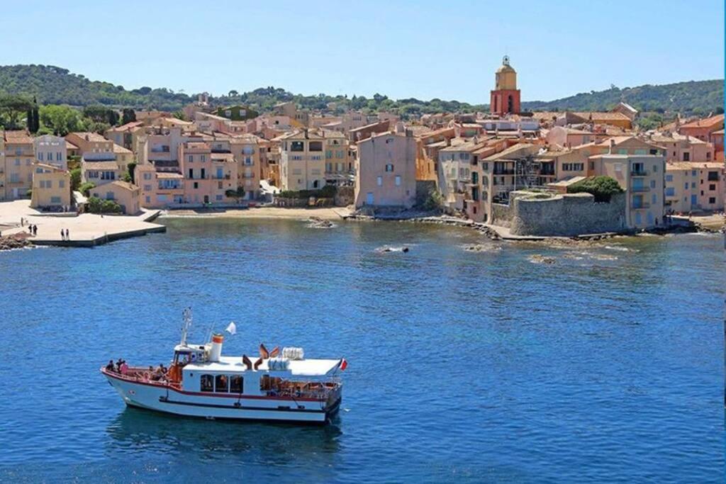 2 Bedrooms, 15 Min Walk To Beach, Ac, Pool & Fiber Internet In A Quiet, Private Gated Domain 5Kms To St Tropez Cogolin Extérieur photo