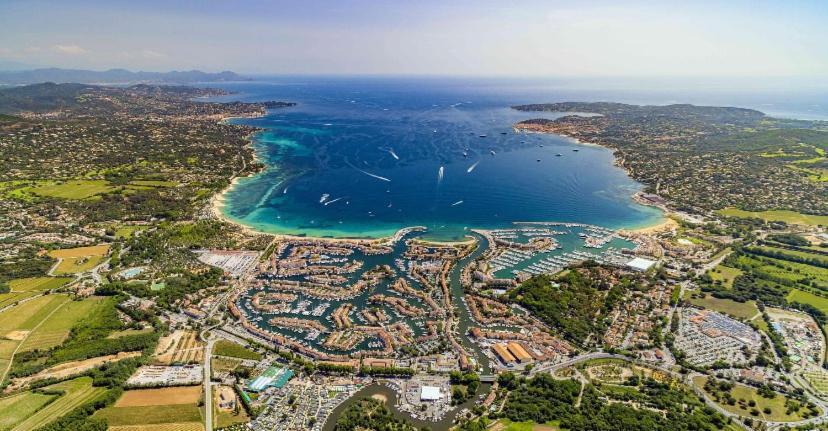 2 Bedrooms, 15 Min Walk To Beach, Ac, Pool & Fiber Internet In A Quiet, Private Gated Domain 5Kms To St Tropez Cogolin Extérieur photo